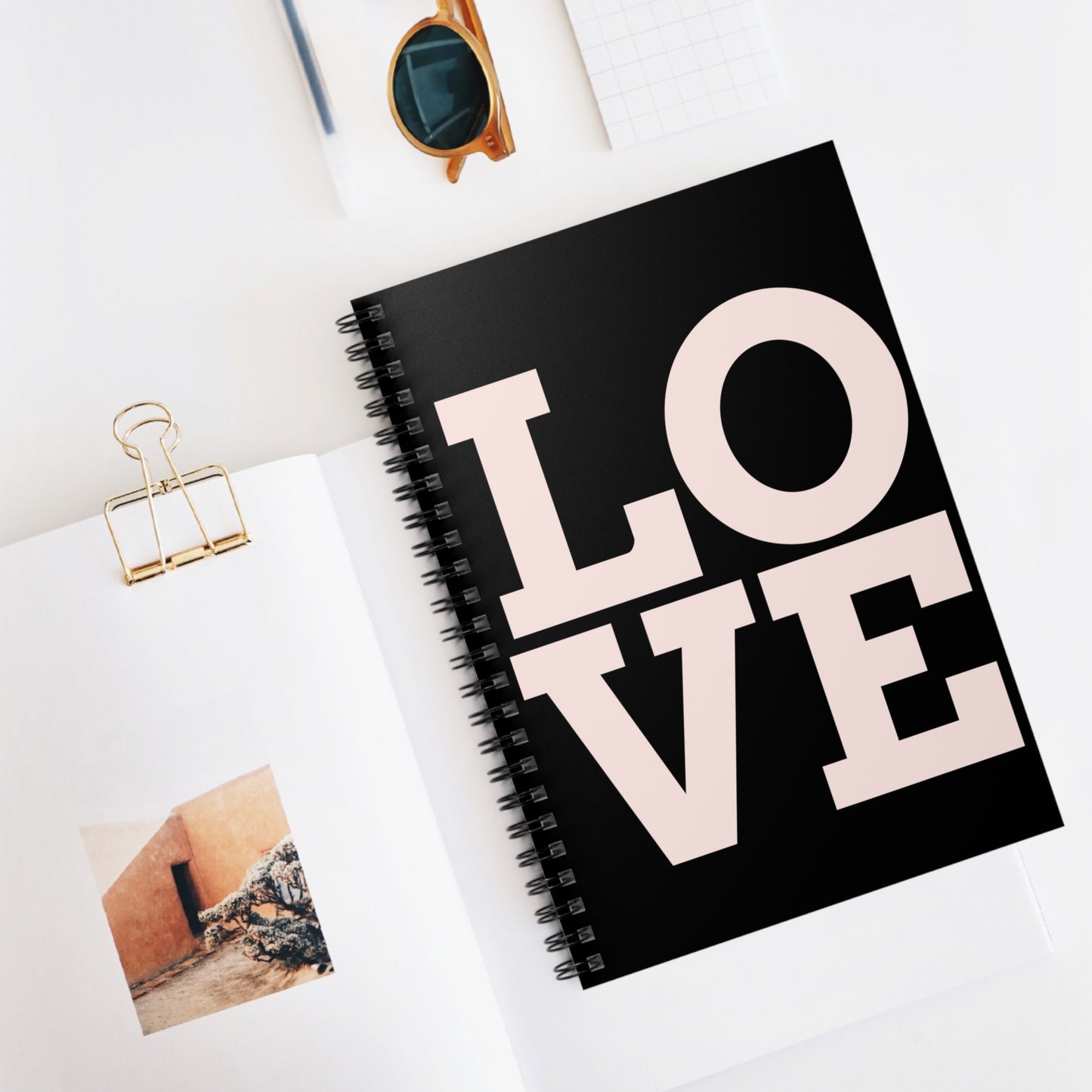 LOVE - Spiral Notebook - Ruled Line